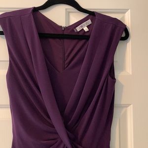 Purple Figure Flattering Jennifer Lopez Dress - Size Med
